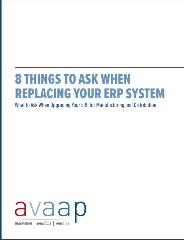 8 things manufacturing erp