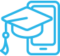 higher ed and mobile icon