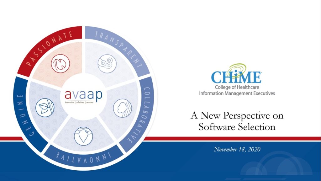 chime session healthcare ERP system selection