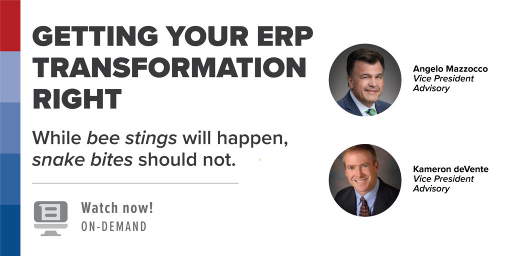 Getting Your ERP Transformation Right