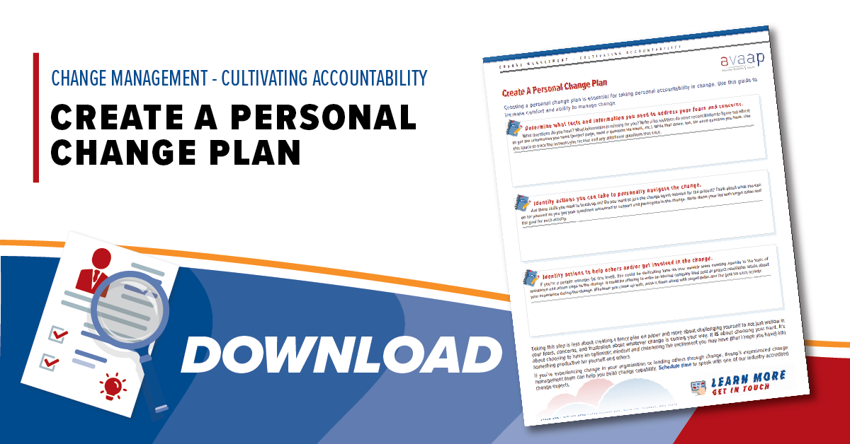 step change personal action plan