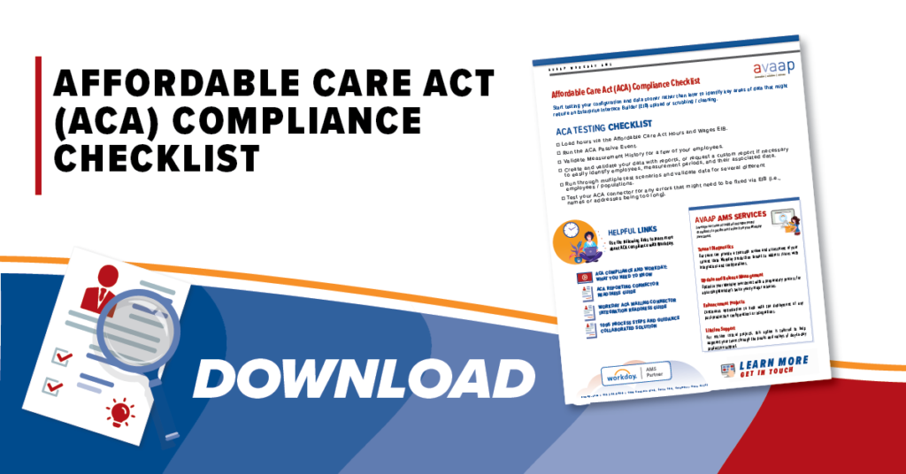 Affordable Care Act Compliance Checklist