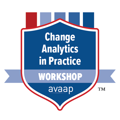 Change Analytics in Practice Workshop Certification Badge
