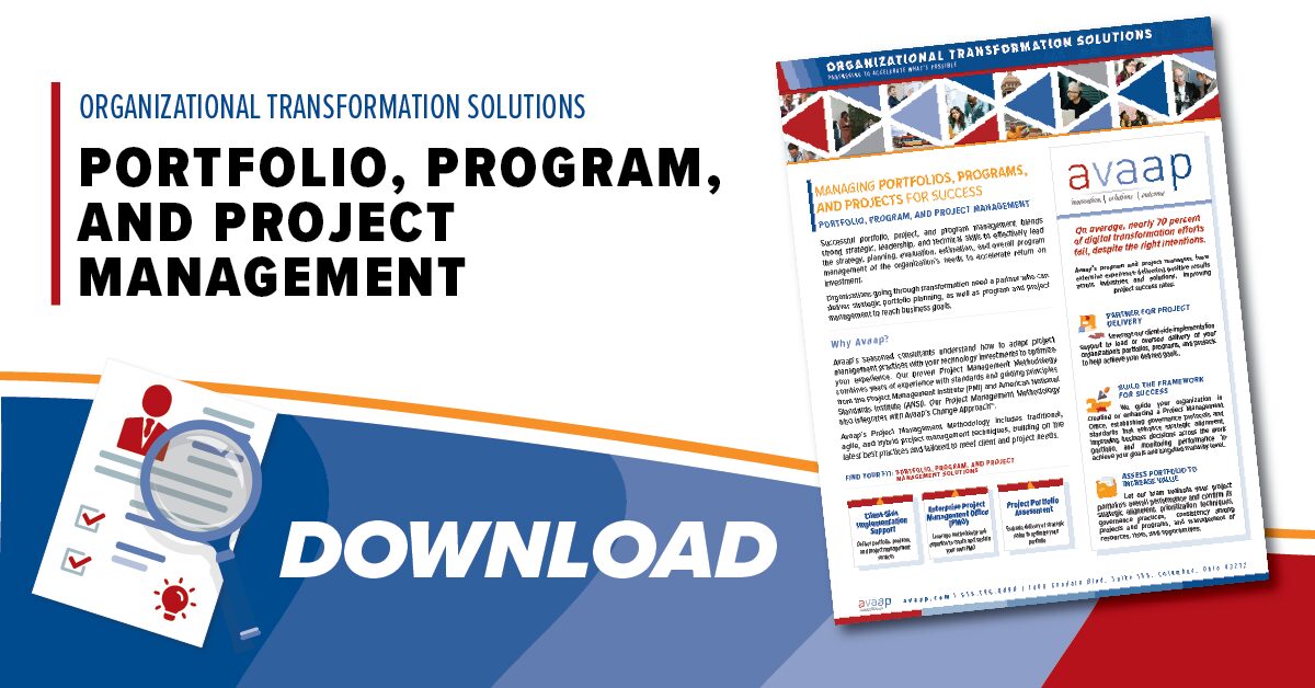 portfolio, program, and project management