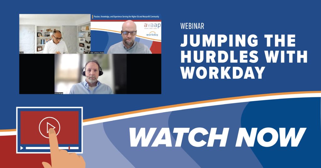 jumping hurdles with workday webinar