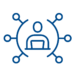 Services-AgnosticIcons-300×300-Blue_Change Planning and Enablement Organizational change management consultant planning icon